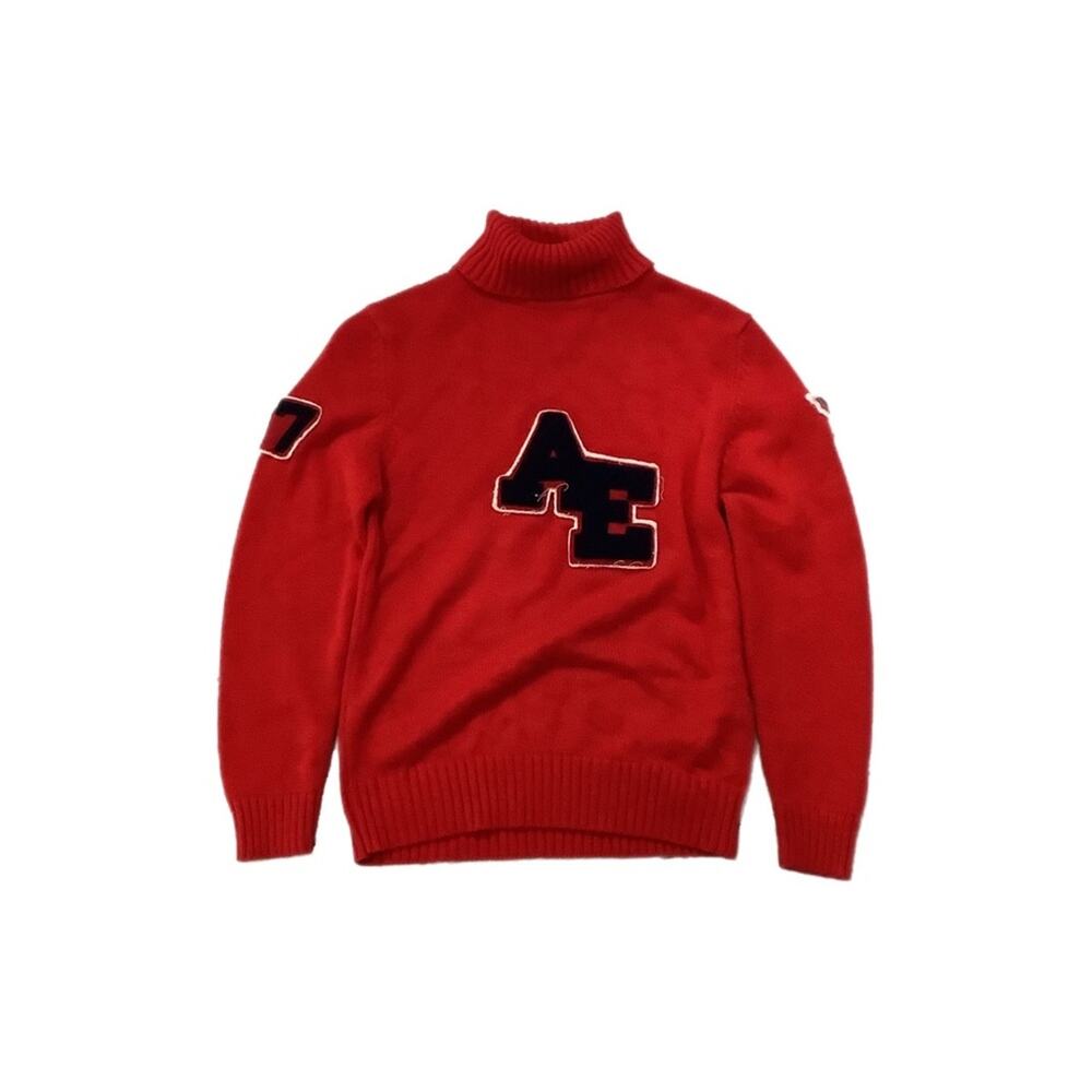Vintage IZOD Lozenges College Turtle Neck Sweater